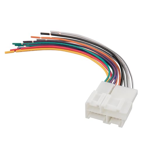 RED WOLF Car Stereo Wiring Harness for 1999-2002 GMC Sierra Chevy Suburban Tahoe Aftermarket Head Unit Install Wire Cable Adapter Plug