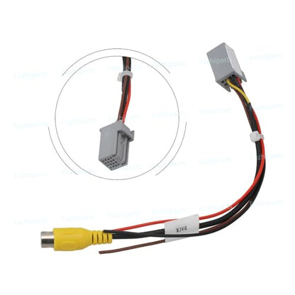 8 Pin for Mitsubishi Outlander ASX GF GG ZJ 2013-2020 Car Radio Stereo OEM Reverse Parking Rearview Back UP Camera Video Input RCA Adapter Converter Female Plug - style: Female