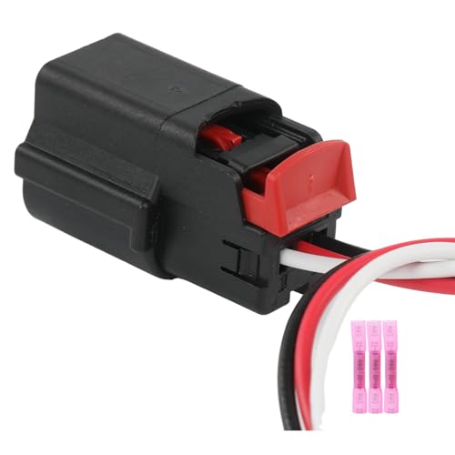 3-Pin/Way PDC Bumper Parking Sensor Connector Auto Waterproof Wire Harness Repair Plug Pigtail for GM Replace 52042749 23428268