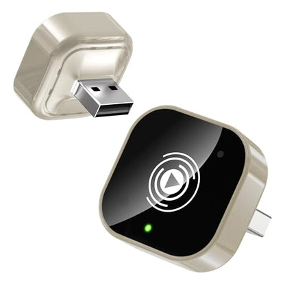Wireless Carplay Adapter for iPhone, Auto-Connected Plug&Play Carplay Wireless Adapter with BT5.3 & Dual-Band WiFi-No Latency, Stable Fit for Cars, for Apple iPhone iOS 10+,Silver - color: Silver