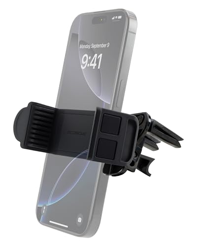 Scosche HVM2-1 Vent Phone Mount for Car, 360° Adjustable Cellphone Stand, Hands-Free Cell Phone Holder for Car Air Vent Compatible with iPhone 16/15/14/13/12 Series & Mobile Phones up to 3.5 inches - style: Vent