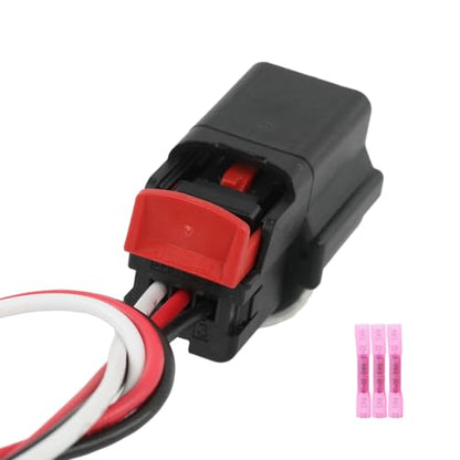 3-Pin/Way PDC Bumper Parking Sensor Connector Auto Waterproof Wire Harness Repair Plug Pigtail for GM Replace 52042749 23428268