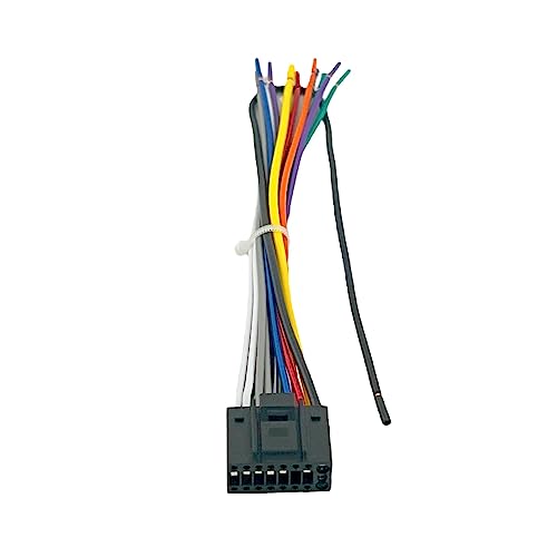 Wire Harness Replacement for JVC Car Radio KD-R370 KD-S37 KD-SR61 KD-X50BT KW-AV61BT KW-AV70BT KW-R910BT KW-R920BTS KW-R925BTS KW-V120BT KW-V130BT KW-V200BT KW-V230BT KW-V30BT KW-V320BT KW-V41BT