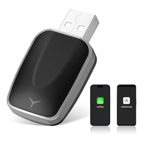 Plug&Play CarPlay Wireless Adapter for Apple iPhone Fast Auto Connect USB - color: USB Plug 1
