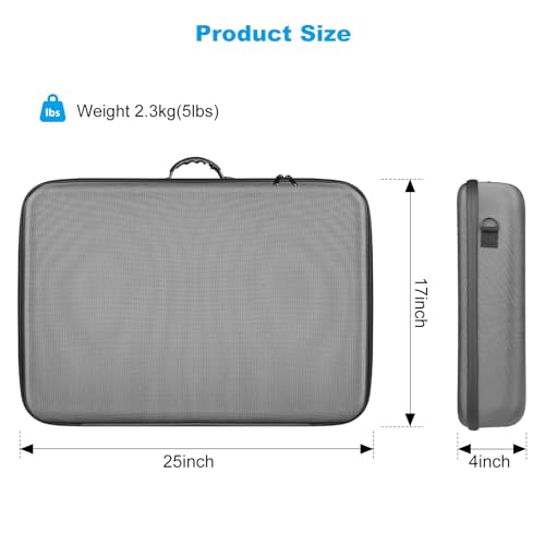 Starlink Gen 3 Case for Travel, RV and Outdoor Protection Waterproof EVA Carrying Case Dust-Tight Crush-Resistant with Custom Internal Partitions Dark Grey - color: Dark Grey