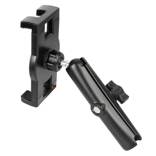 1" Ball Tablet Holder for RAM Mounts, Heavy Duty Clip Mount Fits 5-13" Tablets iPad Pro 12.9 Air Mini Galaxy Tab, Compatible with Car Truck Vehicle Mount System - size: Tablet Holder w 5.91" Arm