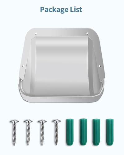 Universal Security Camera Sun Rain Cover Shield, Backup Camera Shield - size: ABS White Camera Cover