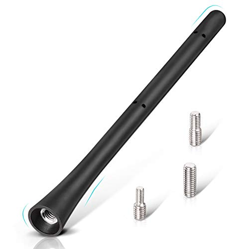 Eightwood Car Radio Rubber Antenna Mast 7in, AM FM Car Antenna Replacement - color: antenna mast