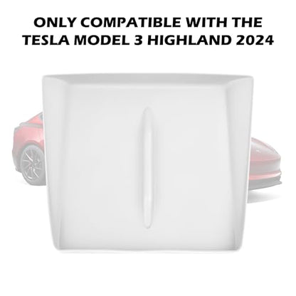 frani Center Console Silicone Mat Designed for Tesla Model 3 Highland Refresh,Non-Slip Design Tesla Model 3 Accessories 2024 2025 2026 White - color: White, style: Model 3 Highland 2024-2026