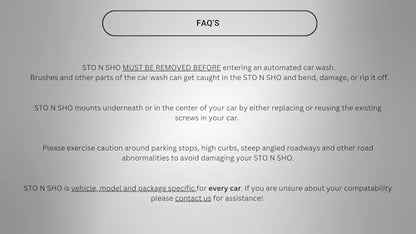 STO N SHO License Plate Bracket Made for 2021-2024 Cadillac Escalade Except V Model-Does NOT FIT 2025 - size: 2021-2024 Escalade EXCEPT V Model