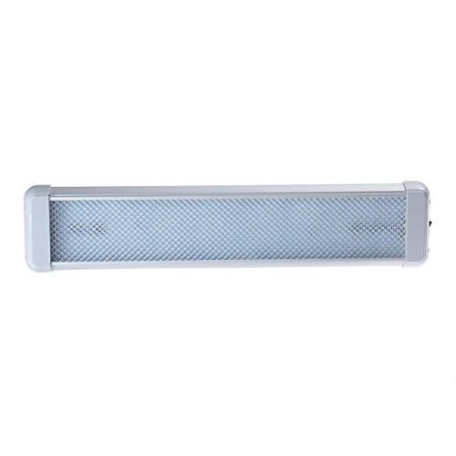 Raycharm RV Cargo Van LED Interior Light Fixture, 18.2" x 3.9" Aluminum Housing, 6000K Cool-White Large Spaces Illuminating, High Light-Output Low Ampere Draw, On/Off Rocker Switch, 12V-24V DC, 1-Pack - size: 18.2" x 3.9"