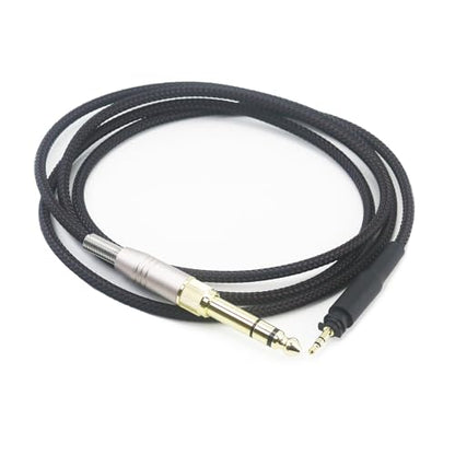 Replacement Cable for SHURE SRH840 SRH940 SRH440 SRH750DJ Headphones Braided Wire Audio Upgrade HiFi Stereo Cord 150cm/4.5ft