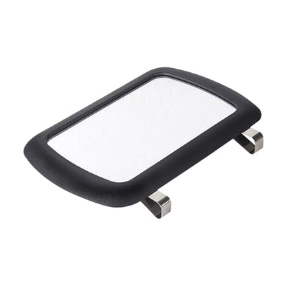 6.6 x 4.3 Inch Sun Visor Vanity Mirror, Black
