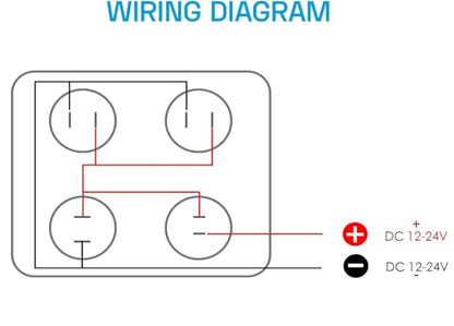 12V USB Charger Panel with PD 30W Ports& Dual QC3.0 18W: 4 in 1 Aluminum Waterproof RV USB Outlet, 150W Cigarette Lighter Socket, LED Voltmeter, Rocker Switch for Boat, Camper, Truck, Accessories
