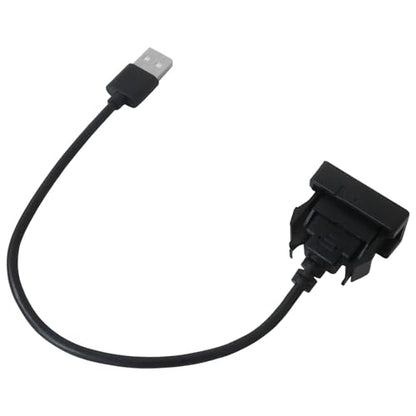 New Male to Female USB Power Socket Adapter, USB Port Car Charger Compatible with Toyota Camry 2011–2019