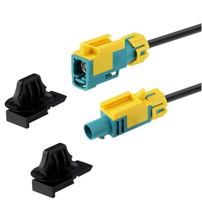 Eightwood Waterproof Fakra Z Female to Male Extension Cable 16.4ft - size: 16.4ft/500cm