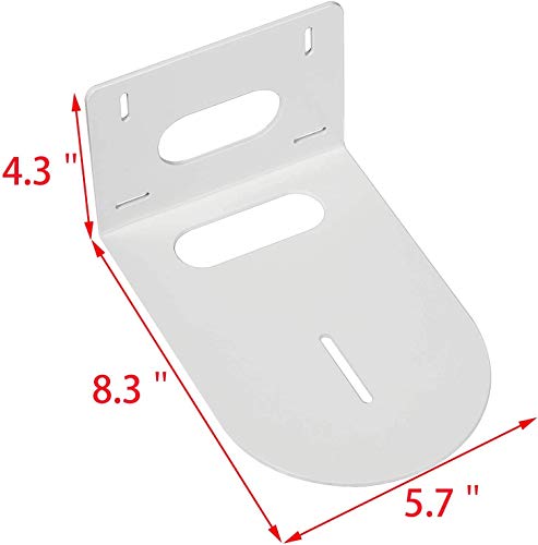Camera Mounting Bracket Compatible with for HuddleCam, Various PTZ Cameras, Small Universal Wall Mount Bracket White Color