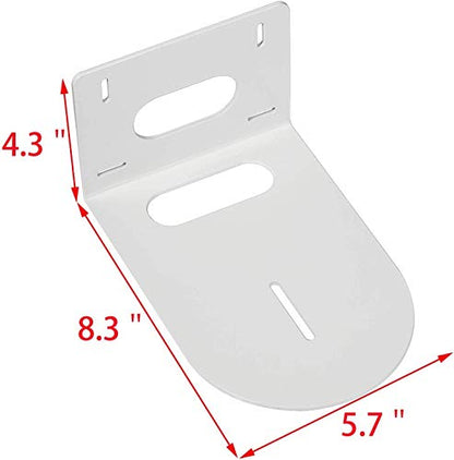 Camera Mounting Bracket Compatible with for HuddleCam, Various PTZ Cameras, Small Universal Wall Mount Bracket White Color