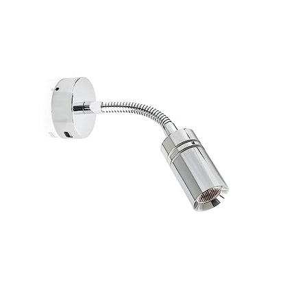THALASSA 12V Short Gooseneck Reading Light with 5V USB, Warm White Dimmer
