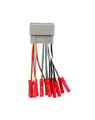 Scosche CR02BCB Car Radio Wiring Harness Kit with Crimp Connectors Compatible with Select 2002-07 Chrysler, Dodge and Jeep Vehicles - Stereo Wire Adapter - See Guide in Images for Vehicle Fitment - style: Wire Harness w/ Pre-Installed Wire Connectors