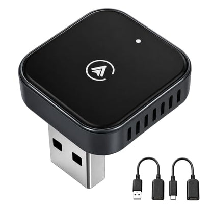 Wireless CarPlay Adapter, 2026 Upgraded Wired to Wireless CarPlay - color: Gunmetal