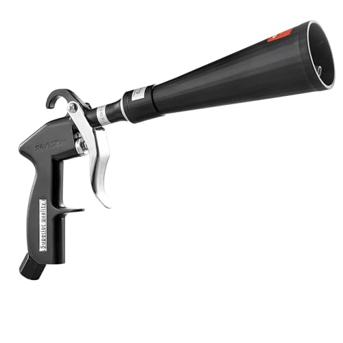 VEVOR Car Cleaning Gun, 6-9.2 Bar High-Pressure Air Blow Gun with 2 Set Nozzles, 360° Rotating Nozzle for Complete Cleaning, Quickly Blasts Dirt and Dust from Surface, Work with 1/4 NPT Air Compressor