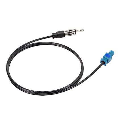 Bingfu Universal Vehicle Car Stereo FM AM Radio Antenna Adapter Cable Fakra Z Male to DIN Plug Connector Cable 1M 3.28ft for Car Stereo Audio HD Radio Head Unit CD Media Player Receiver - color: Fakra Z to DIN Plug 3.28ft