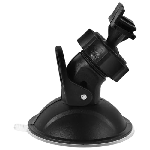 ULTECHNOVO Car Suction Mount Bracket L Shaped Dash Cam Mount for Dashboard and Windshield 360 Degree Adjustable Driving Recorder Holder for Cars Taxis Trucks