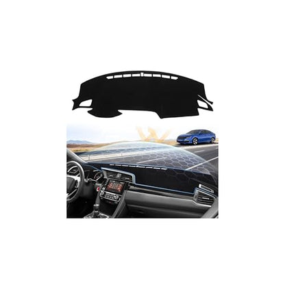 Sunsdrew Dash Cover for 2016-2021 Honda Civic Dashboard Cover Mat - size: 16-21 Honda Civic Dash Cover