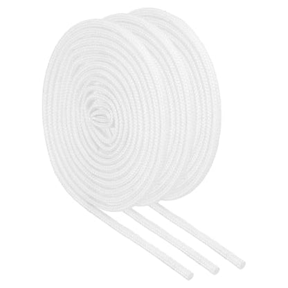 MECCANIXITY 3Pcs Wire Insulation Braid Fire Sleeve,3.28Ft-2mm ID White, High Temp Silicone Coated Fiberglass Sleeving for Automotive Hose Lines Electrical Wiring - color: White, size: 3.28Ft-2mm