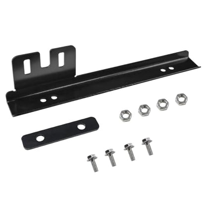 Car License Plate Bracket Holder, Aluminum Front Bumper License Plate Relocator Frame Holder Bar, License Plate Mount Bracket Kit with Bolts and Nuts, Universal License Plate Holder (Black) - color: Black