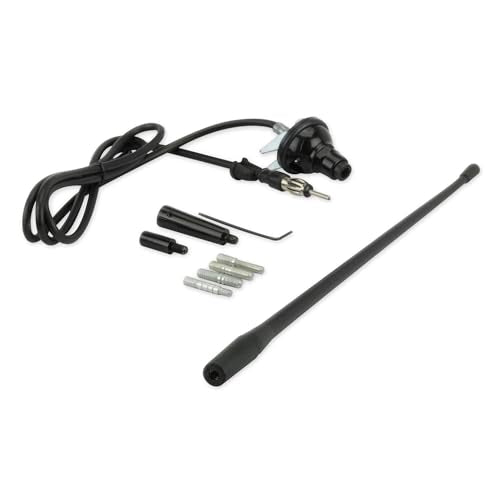 Scosche RMA900 Universal Car Radio Antenna - 13” Rubber Mast - Top Mount Replacement Antenna - Fits Domestic and Import Vehicles - Enhanced AM/FM Reception - Auto Antenna Car Truck SUV - style: 13" Universal Rubber Antenna