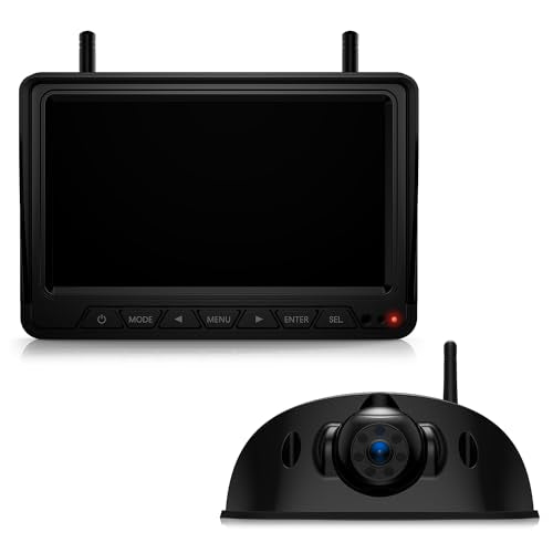 Fookoo HD 1080P 7" Wireless Backup Camera System for Furrion Pre-Wired RV - size: 7" 1-Cam