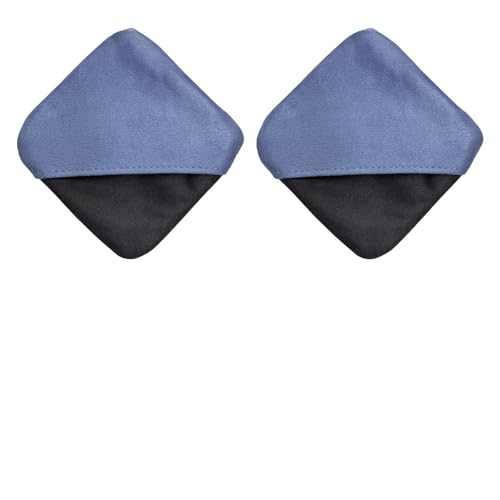 2 PCS Car Screen Cleaner, Foldable Microfiber Cloth Auto Touchscreen Cleaning Pad, Vehicle Touch Screen Cleaning Wipes Universal Interior Accessories for Dashboard LCD Display (Blue & Gray) - color: Blue & Gray, 2 Pcs