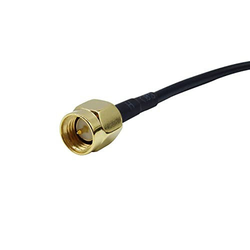 SMA Extension Cable 33ft, SMA Male to Female Low Loss RG174 Coaxial Cable Extender for SDR, Wireless Security Camera, Network System, GPS LTE 4G 5G WiFi Radio Antennas
