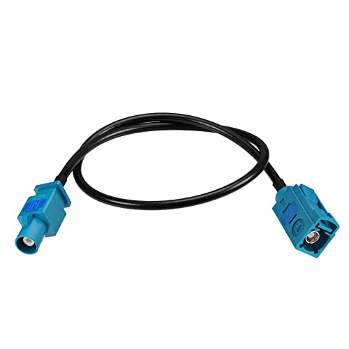 Bingfu Fakra Z Female to Male Vehicle Antenna Extension Cable 30cm 12 inch for Car Stereo Android Head Unit GPS Navigation FM AM Radio Sirius XM Satellite Radio 4G LTE TEL Telematics Bluetooth Module - size: 12inch / 30cm