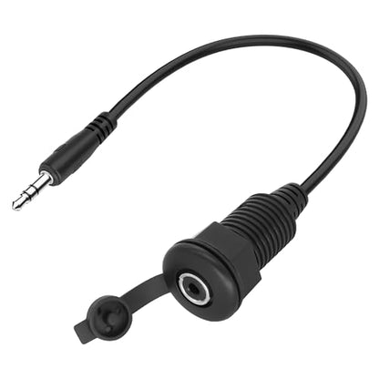 XMSJSIY 3.5mm TRS Panel Mount Stereo Audio Cable 3.5mm 1/8" TRS Male Plug
