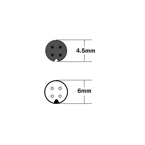 Rear Camera Extension Cable,5.5 Ft 4 Pin Dash Cam Extension Wire for Dash Camera Rear View Camera