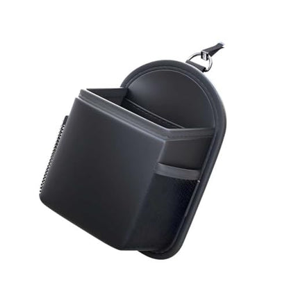 Car Air Vent Storage Bag Organizer Pocket, Multi-functional Air Conditioner Vent Organizer for ID Cards Glasses Phones Pens Keys, Keeps Your Car Neat & Tidy for Stress-free Journey (Black)