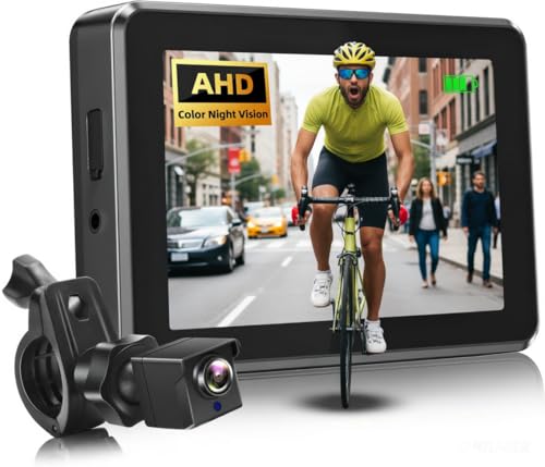 Ebike Rear View Camera with Night Vision & 110° Wide Angle