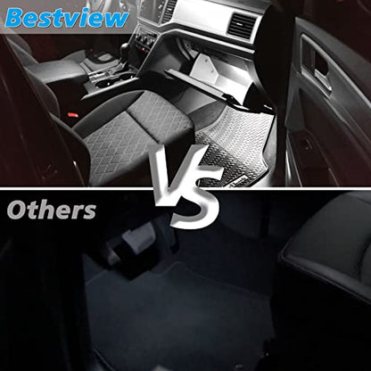 Bestview Led Interior Courtesy Footwell Lights for Dodge Ram 1500 2500 3500 - color: White