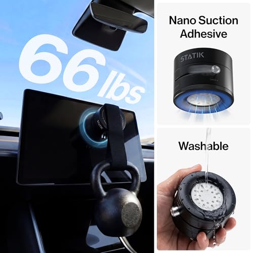 Statik HyperMount (Gen 2) Magnetic Phone Holder, for iPhone and Android - size: 2 Pack