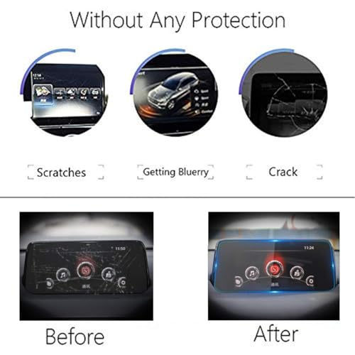 TTCR-II for 2017 2018 2019 Mazda CX-5 Navigation Screen Protector 7 Inch, - color: For 2017-2020 Mazda CX-5 with 7-Inch Touchscreem