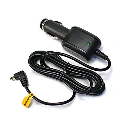 EDO Tech Mini USB Car Charger Power Cord for Garmin Nuvi 200 200w 205w 250 255w 260w 256w 1300 1350 1370 1390 1450 Dezl 560 570 760lmt 770lmthd 780lmt-s Navigator GPS (6.5 ft Long Cable)