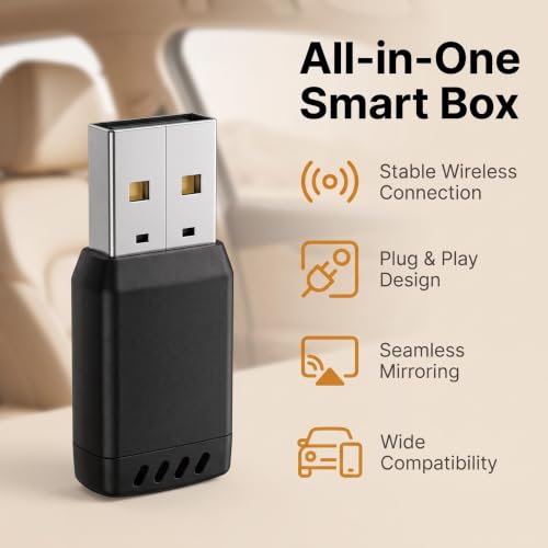 Wireless Carplay Adapter Mini USB Wireless Carplay