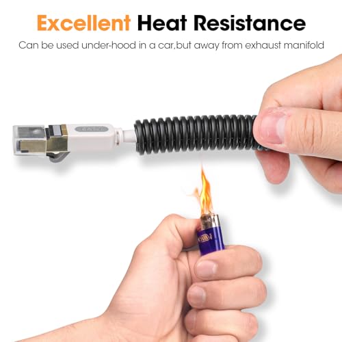 Wire Loom 1/4", 3/8", 1/2", 3/4 Inch x 30 FT, Split Wire Loom Tubing Wire Conduit, Cable Sleeves Bulk Flexible Electrical Conduit Protective kit, Black