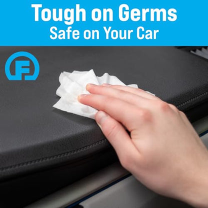 Fortress Car Interior Cleaner Wipes (25 ct.) Travel Size - style: No Microfiber Cloth