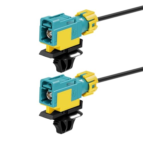 Eightwood Waterproof Fakra Z Female to Female Car Antenna Cable 0.98 Feet - size: 0.98ft/30cm