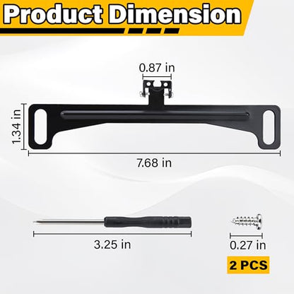 Backup Camera License Plate Mount, Universal Rear Camera Back up Bracket