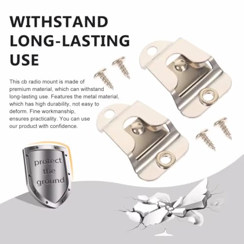 2Pack Microphone Clip CB Mic Holder CB Mic Hanger Microphone Clips